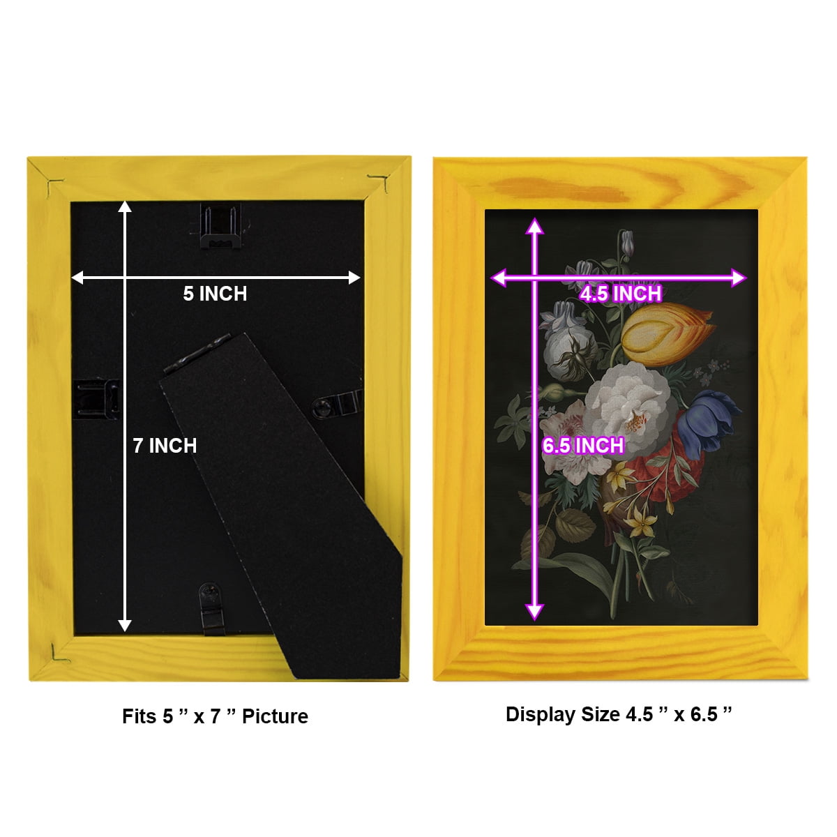Dramatic Bouquet III -Framed Print w/glass-Sunflower Yellow