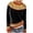 X97-Black, variant on Women's Geometric Pattern Sweater Ethnic Argyle Sweater Colorful Crew Neck Long Sleeve Pullover Jumper Tops, Size M