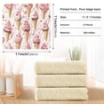 thumbnail image 6 of Yayeee 6 Pack Kitchen Dish Cloths Set for Washing Soft Drying Absorbent Microfiber Towels, Pink Ice Cream Pattern, 6 of 9
