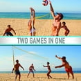 thumbnail image 2 of Franklin Sports Easy Assembly Family Volleyball & Badminton Combo Set w/ Bag, 2 of 3