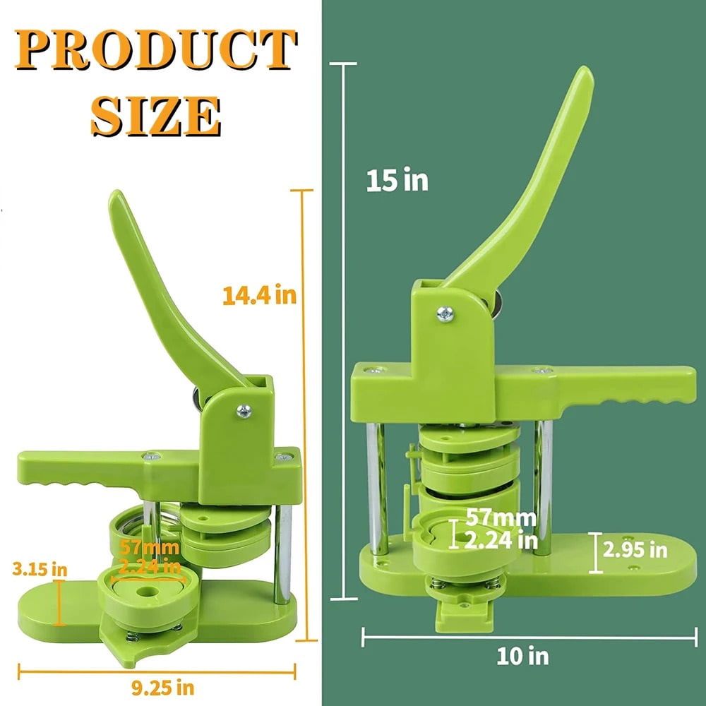Heart-Shaped Badge Button Maker Machine 57MM for Gift, DIY Pin Badges Maker Press Machine ,Beginner-Friendly