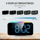 thumbnail image 3 of RGB Display Alarm Clock Electronic LED Time Display Desktop Clock-B, 3 of 5