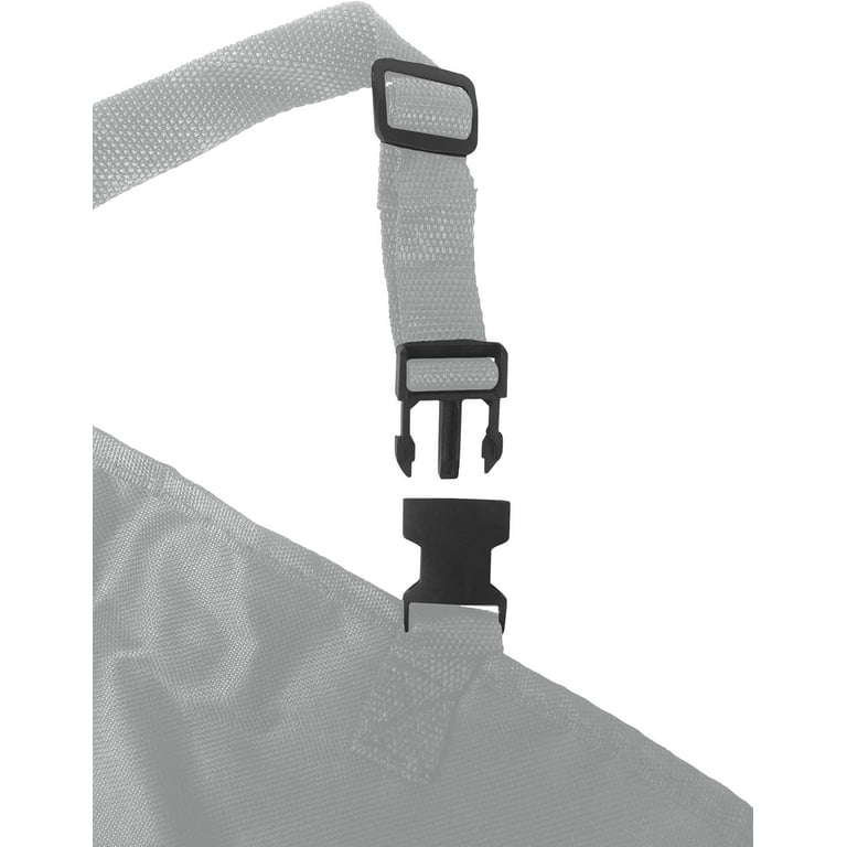 American Kennel Club Hammock Style Pet Car Seat Cover for Back Seats 56 x 54 Inches Gray