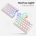 thumbnail image 4 of Teclado NocFree Lite Split inalámbrico mecánico RGB + Foam, 4 of 7