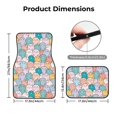 thumbnail image 5 of Fuzoiu Colorful Cute Pig Print Carpet Floor Mats for Car,Car Foot Mat Set,Universal Fit 4 Piece Mat Pad Set,Fits Most Cars Trucks Vans Sedans SUV Auto Carpet Mat Se, 5 of 7