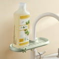 thumbnail image 5 of Kitchen Faucet Rack Sponge Holder Sink Caddy Organizer Hanging Caddy Drainer Rack Storage Rack, 5 of 5