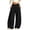 Black-00, variant on Sentuca Girls Wide Leg Sweatpants, Baggy Barrel Fleece Track Pants with Pockets Fall Winter Casual Kids Trousers Size 10-11Y Navy