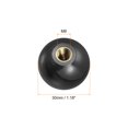 thumbnail image 2 of Uxcell Threaded Ball Knobs, 1.18Inch Dia M8 Female Thread Thermoset Ball Handles with Copper Thread Insert, Black 6 Pack, 2 of 6