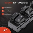 thumbnail image 5 of A-Premium Master Power Window Switch Compatible with Hyundai Tucson 2010 2011 2012 2013, Front Left Driver Side, Replace# 935702S150MBS, 5 of 8