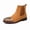 Yellow, variant on Men's Studded Chelsea Ankle Boots, Edgy Slip-On Ankle Boots with Elastic Side, Non-Slip Casual Booties