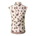 thumbnail image 4 of LWavelet Men's Sleeveless Hawaiian Shirt Paisley Print Button Down Casual Summer Beach Top Red 3XL, 4 of 5