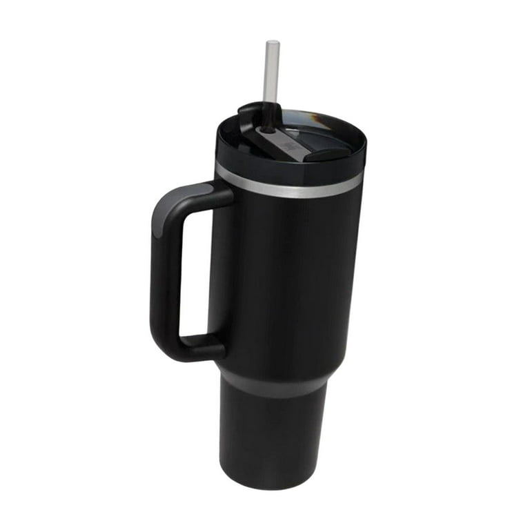 40oz Car Tumbler Cup Stainless Steel Tumbler with Straw Leak Resistant ,Hot  Cold,Double Walled, Coffee Travel Mug,Water Cup for Car,Office or