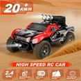 thumbnail image 6 of VKFVKF Remote Control Car, RC Car for Kids, RC Monster Truck with Lights & Headlights,All Terrain Off Road Vehicle, Gift for Boys/Girls Age 4+, 6 of 8