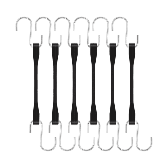 New Arrivals Rubber Cords With Hooks 6 Inch,Rubber Bungee Heavy Duty