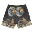 thumbnail image 7 of FORMRS Boys Swim Trunks Quick Dry Mesh Liner Boardshorts Sizes XS-XL, Sitting on The Moon, 7 of 7