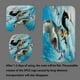 thumbnail image 4 of Juego de 4 cortinas de ducha con diseño de gato negro divertido con alfombras, cortina de ducha de tela blanca impermeable, decoración de baño para amantes de los gatos con forma de pata de gatito,, 4 of 7