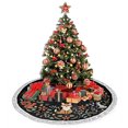 thumbnail image 4 of Falda para árbol de Navidad, corona forestal con forma de zorro, 30 cm de diámetro, 4 of 4