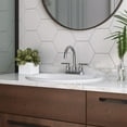 thumbnail image 3 of DeerValley DV-1DS0120 20" x 17" White Oval Vitreous China Drop-in Bathroom Sink with Overflow, 3 of 4