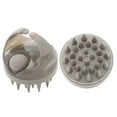 thumbnail image 5 of Unique Bargains 1 Pc Round Hair Shampoo Brush for Head Massage 3.78"x3.54" Gray, 5 of 6
