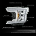thumbnail image 2 of DNA Motoring for 18-20 F150 Switchback LED Sequential Projector Chrome Headlights, 2 of 11