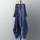 thumbnail image 1 of Kaftan Check Dress Women's Irregular Sundress ZANZEA 2023 Casual Long Sleeve Midi Vestidos Female O Neck Robe Femme Oversize 4XL Gao Jinjia LED, 1 of 2