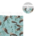 thumbnail image 5 of Yayeee Shower Curtain with Hooks 72"x72" Waterproof Fabric Bathroom Hanging Decor, Swimming Otters Pattern, 5 of 5