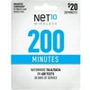 NET10 Wireless $20 Basic Phone 30-Day Prepaid Plan Direct Top Up