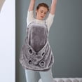 thumbnail image 4 of OUNONA Soft Grey Cat Carrier Apron Pet Holding Bag Multifunctional Sleeping and Carrying, 4 of 7