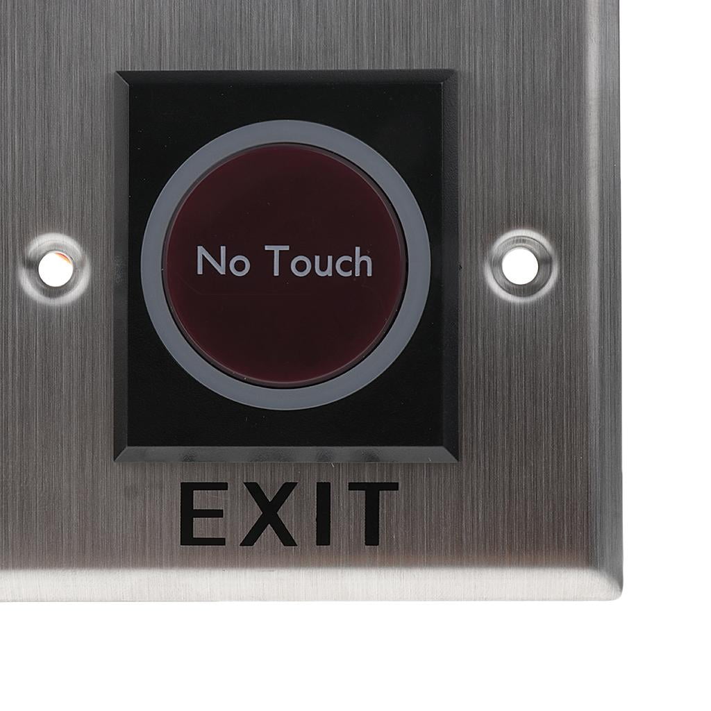 Infrared Stainless Steel No Touch Door Exit Switch with LED Indication K2-1 