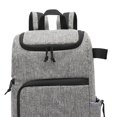 thumbnail image 5 of Bolsa para cámara Nylon Gran capacidad Equipo portátil Lente Trípode Accesorios DSLR Gadget Bolsa Cámara Mochila Estuche para cámara para exteriores gris Salvador mochila de cámara, 5 of 5