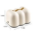 thumbnail image 3 of Wiicoznt Paper storage Tissue Box Tissue Dispenser Napkin Box Cute Shape Facial Tissue Organizer Tissue Storage Case For Living Room Bedroom Bathroom Countertop, 3 of 7