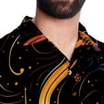 thumbnail image 5 of Note Men's Casual Hawaiian Button Down Short Sleeve Summer Beach Printed Shirt, 5 of 6