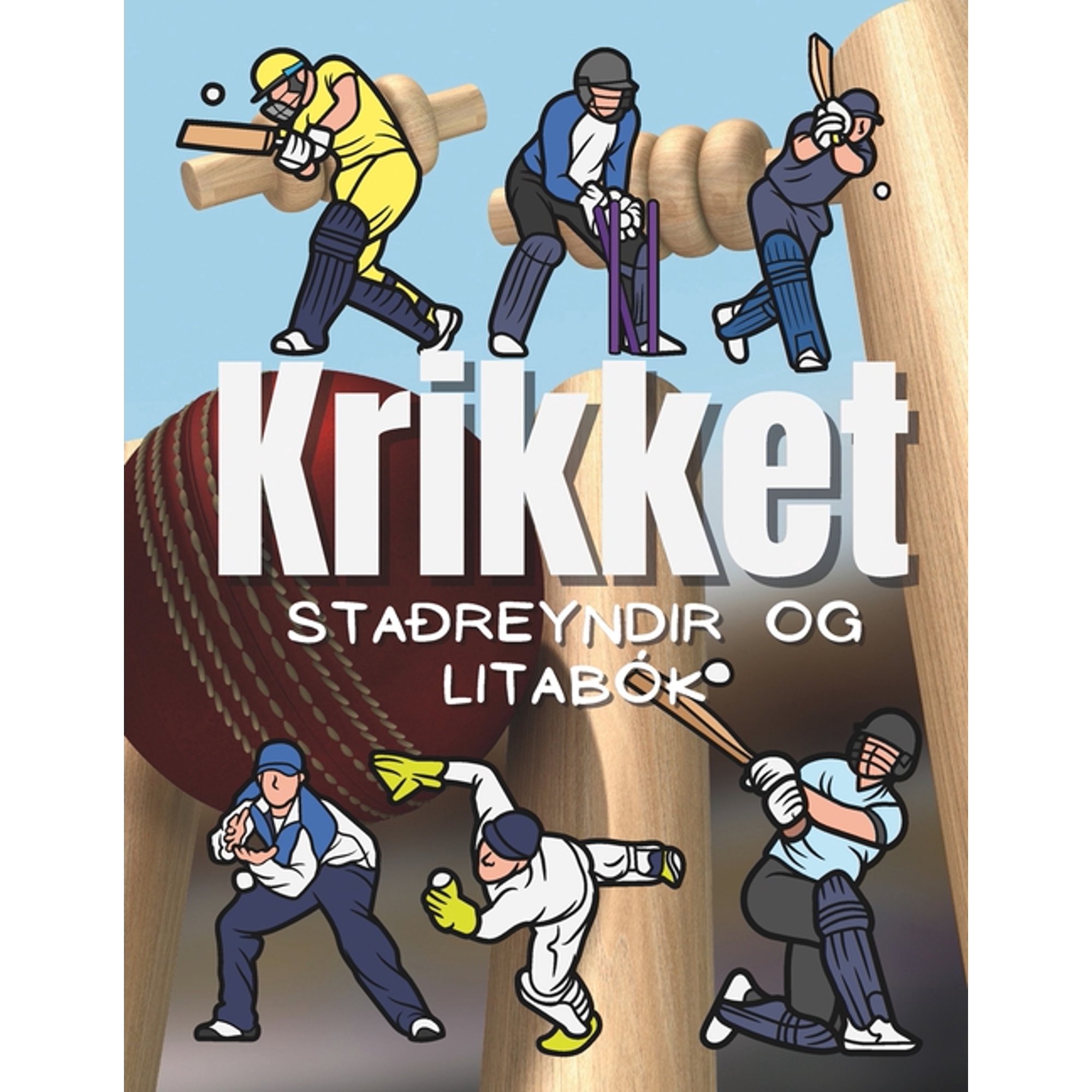 Krikket sta&Atilde;&deg;reyndir og litab&Atilde;&sup3;k: Athafnab&Atilde;&sup3;k fyrir b&Atilde;&para;rn &Atilde;&iexcl; aldrinum 2 til 12 &Atilde;&iexcl;ra (Paperback)