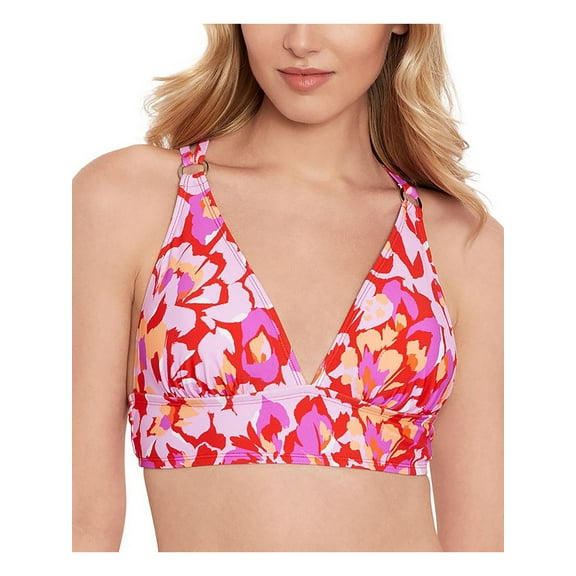 Salt   Cove Womens Printed Nylon Bikini Swim top