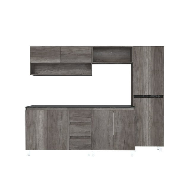 Cocina Integral ORQUIDIA Premium Para Tarja Minimalista