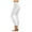 White Pants for Women, variant on safuny Women's Yoga Leggings Pants Fall Solid Retro Relaxed High Elastic Waist Girls Trousers Running Sports Stretch Trendy Blue S