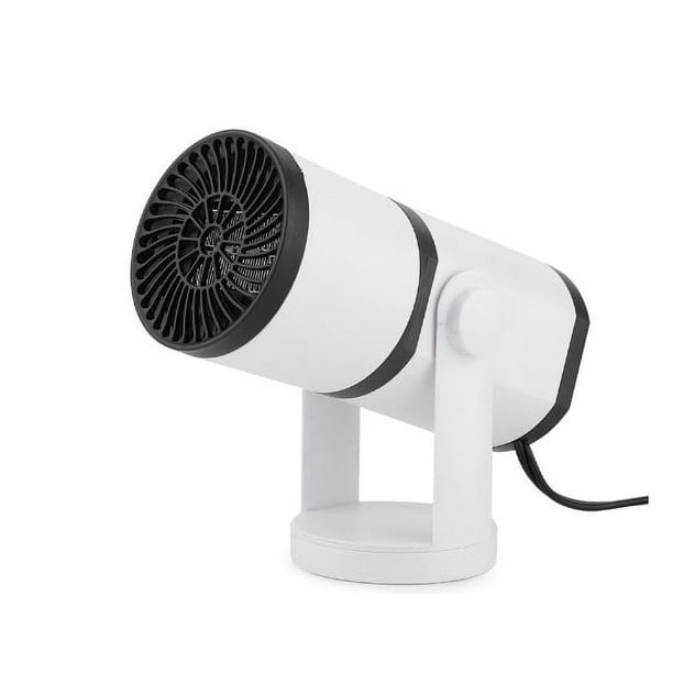 Descongelador portátil para coche de 12 V y 150 W, ventilador giratorio de 360° con función de calefacción y refrigeración, encendedor de cigarrillos insertable de calentamiento rápido,