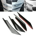 thumbnail image 6 of 4x Front Bumper Diffuser Curved Shape ,Front Bumper Diffuser ,Car Modification Front Bumper Deflector Body Spoiler for Parts Automotive Black, 6 of 10