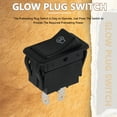thumbnail image 3 of Black Glow Plug Switch for Bobcat Skid Steer F C Series 553 751 753 763 773 863, 3 of 7