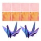 thumbnail image 2 of 12 hojas de papel de origami con purpurina hojas cuadradas de colores vivos para proyectos de manualidades, 2 of 8