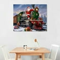 thumbnail image 2 of HOMICOZI  'Santa’s Express Train' by Ali Corti, Canvas Wall Art,, 2 of 4