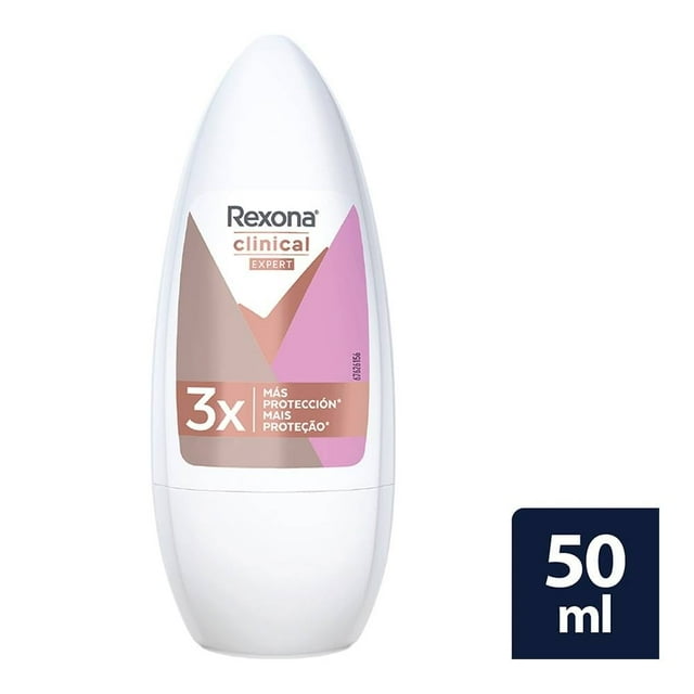 Antitranspirante Rexona clinical expert classic en roll on para dama 50 ml