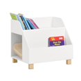 thumbnail image 2 of SoBuy KMB54-W Bibliothèque de Rangement pour Enfants, Étagère à Jouets avec 3 Compartiments de Rangement, Blanc, 2 of 7