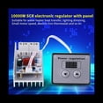 thumbnail image 3 of Interruptor de AtenuacióN, 10000W SCR Regulador de Voltaje Digital Control de Velocidad Termostato Atenuador CA 220V 80A, 3 of 5