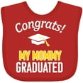 thumbnail image 3 of Inktastic Congrats My Mommy Graduated with Cap Boys or Girls Baby Bib, 3 of 4