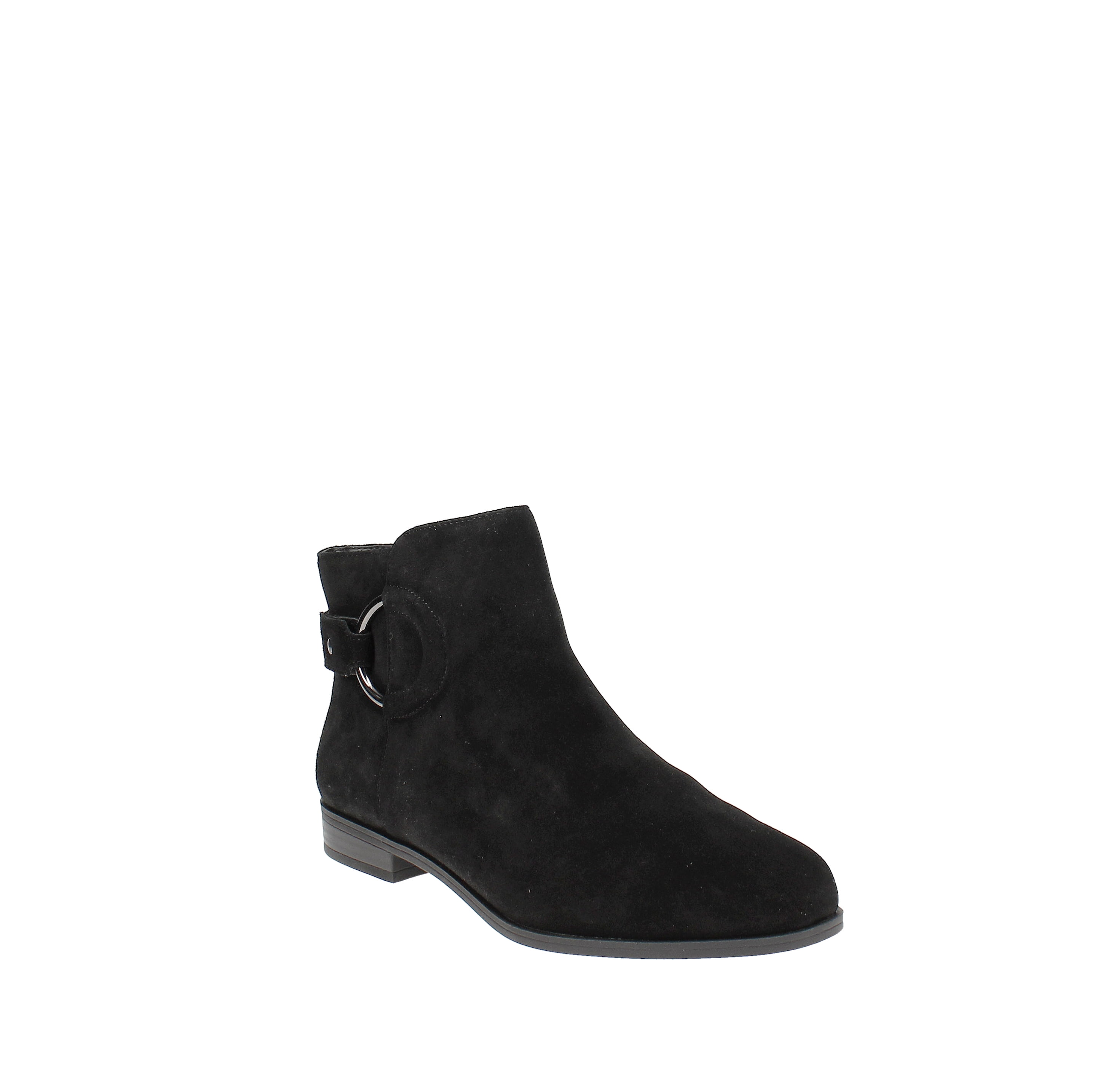 Avvia Suede Side Ring Ankle Booties 