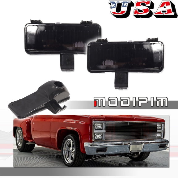 Fits Silverado 1981/82 for Chevrolet C10 GMC Front Turn Signal Park Light Kit -