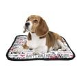 thumbnail image 2 of PKQWTM red valentine heart and wishes text Pet Dog Cat Bed Pee Pads Mat Cushion Potty Dogs Blankets Crate Bed Kennel 25x30 inch, 2 of 3