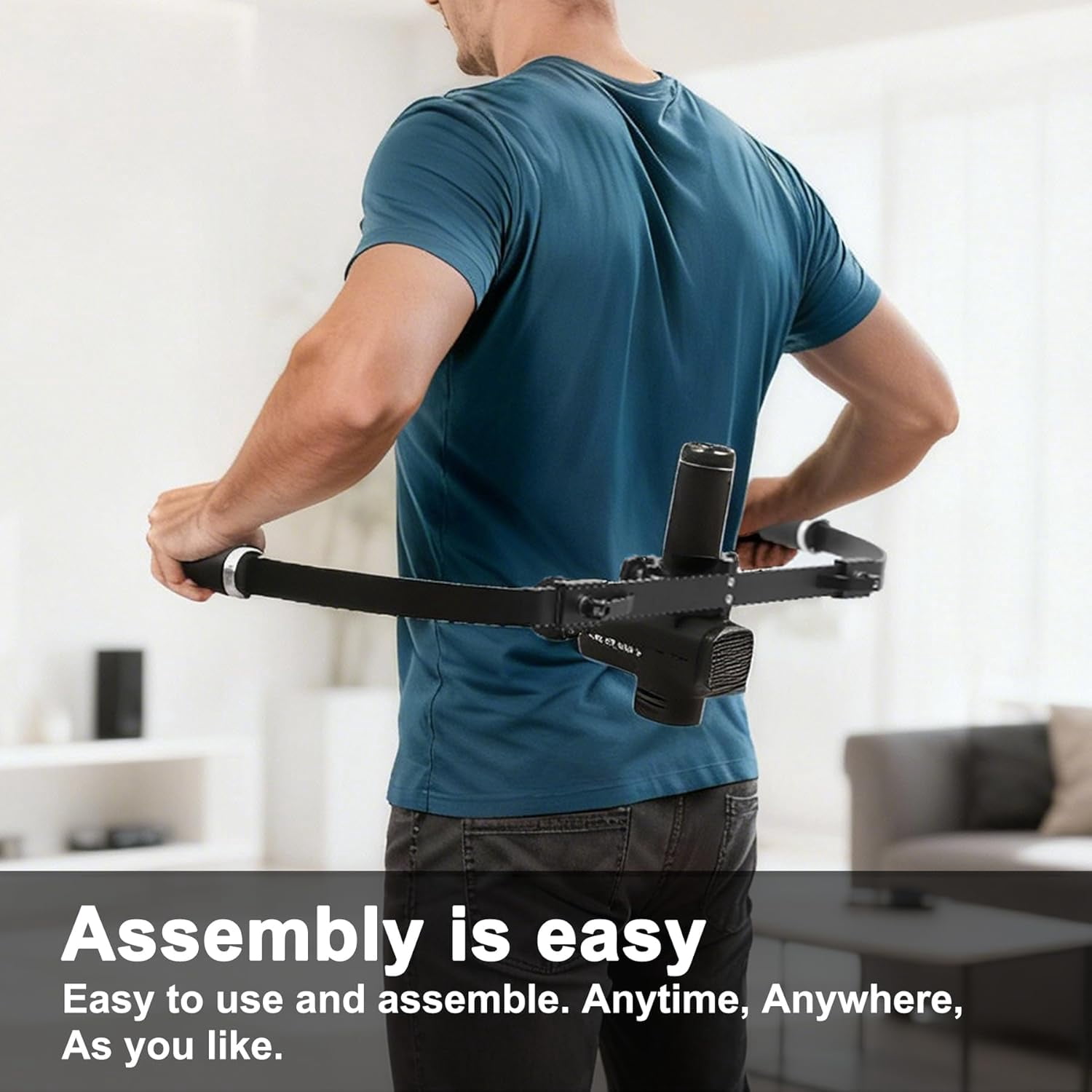 Upgraded Massage Gun Holder with Extension Handle for Deep Tissue Back Pain Relief and Full Body Muscle Recovery