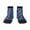 3 Black, variant on Skull flower tie dye Pattern Quarter Crew Socks,Toe Seamed Ankle Socks,Cotton Cushioned Breathable Athletic Crew Sports Socks